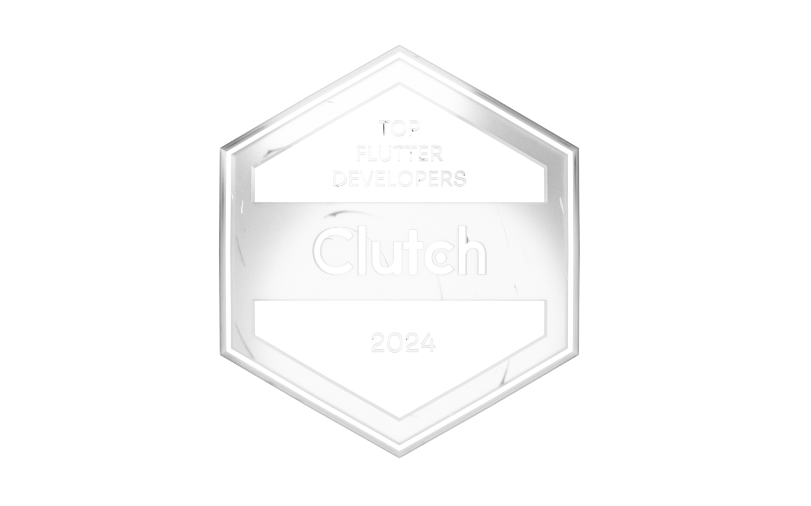 Badge Top Flutter Dev Clutch 2024